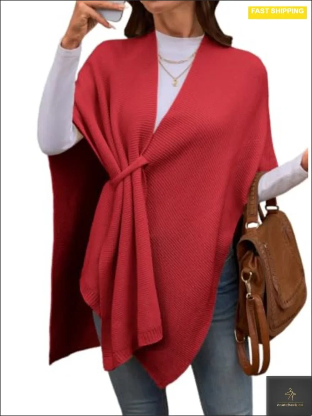 Womens Shawl Wrap Open Front Poncho Sweater Soft Stretchy Knit Evening Dress